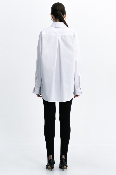 Купити Сорочка Oversize біла 2