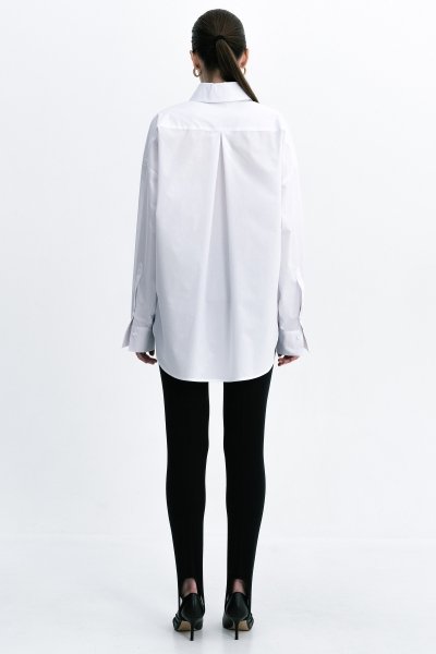 Купити Сорочка Oversize біла 2